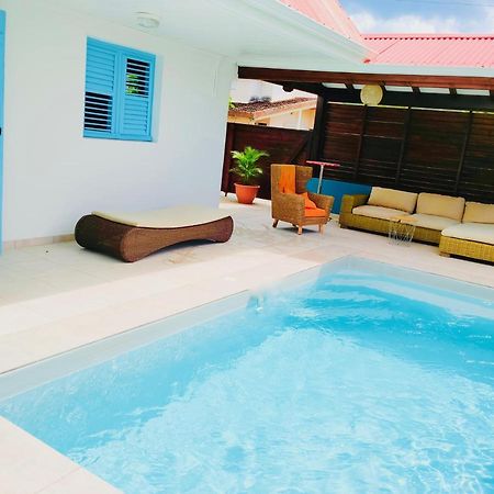 Location Maison Bleue avec piscine privative au Carbet Martinique Le Carbet Extérieur photo