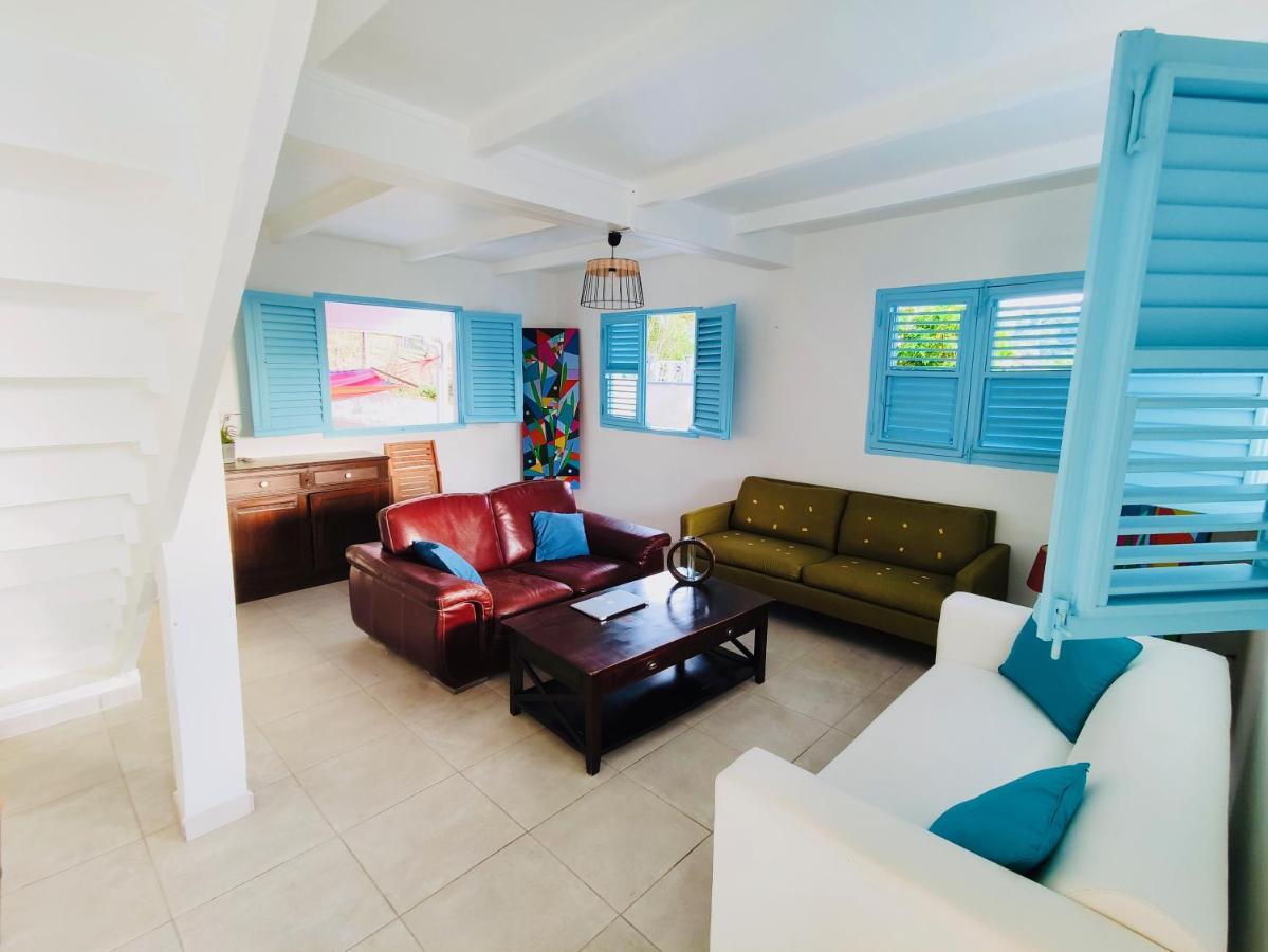 Location Maison Bleue avec piscine privative au Carbet Martinique Le Carbet Extérieur photo